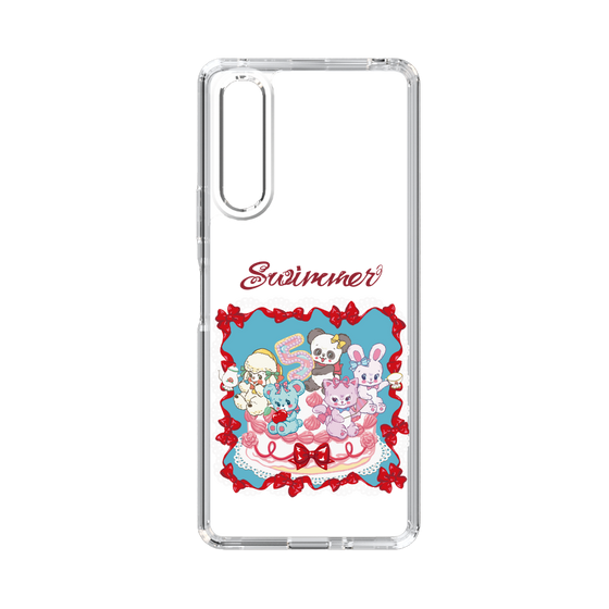 スリムプロテクションケース［ SWIMMER - ケーキ ］