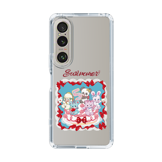 スリムプロテクションケース［ SWIMMER - ケーキ ］