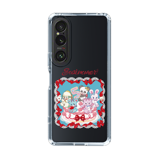 スリムプロテクションケース［ SWIMMER - ケーキ ］