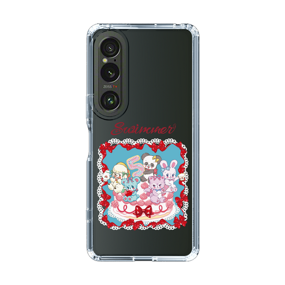 スリムプロテクションケース［ SWIMMER - ケーキ ］