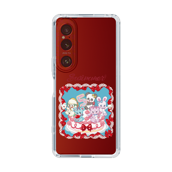 スリムプロテクションケース［ SWIMMER - ケーキ ］