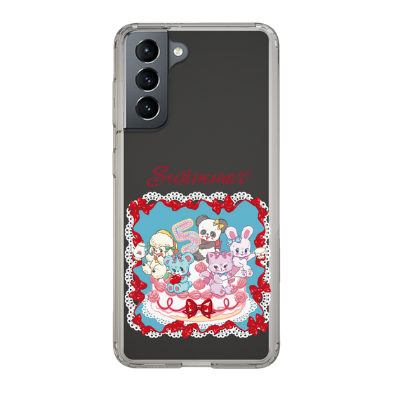 スリムプロテクションケース［ SWIMMER - ケーキ ］