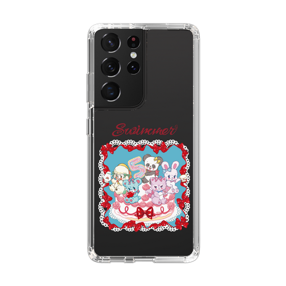 スリムプロテクションケース［ SWIMMER - ケーキ ］