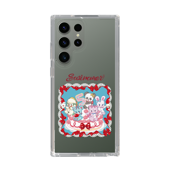 スリムプロテクションケース［ SWIMMER - ケーキ ］