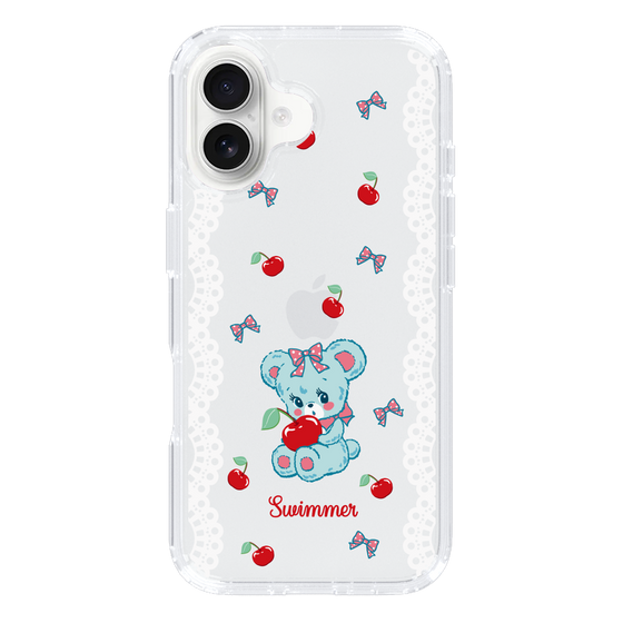 スリムプロテクションケース［ SWIMMER - チェリー - ハグリー ］