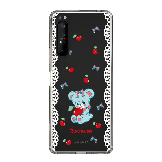 スリムプロテクションケース［ SWIMMER - チェリー - ハグリー ］