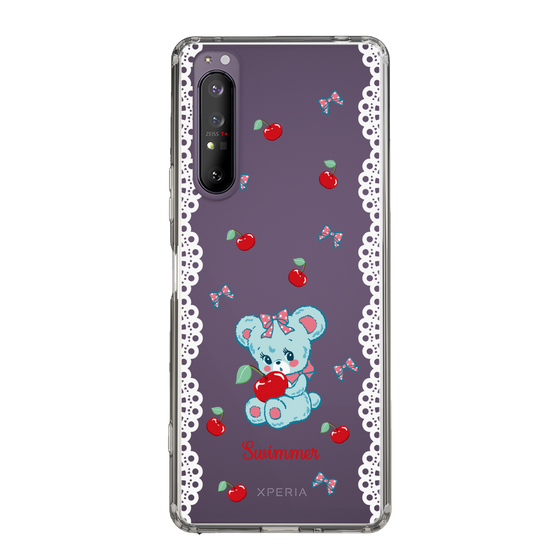 スリムプロテクションケース［ SWIMMER - チェリー - ハグリー ］