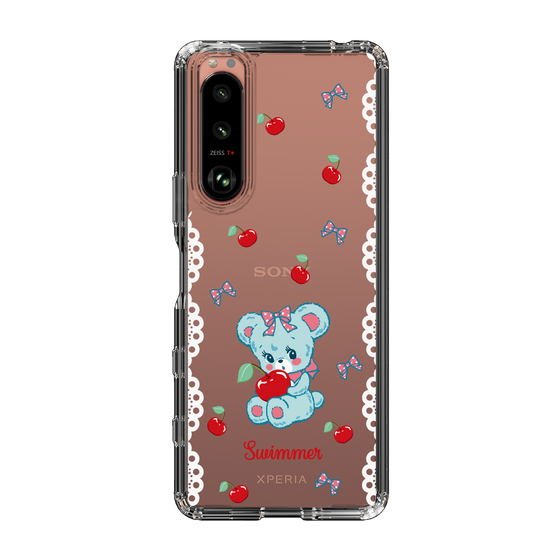 スリムプロテクションケース［ SWIMMER - チェリー - ハグリー ］