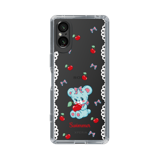 スリムプロテクションケース［ SWIMMER - チェリー - ハグリー ］