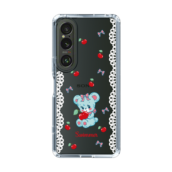 スリムプロテクションケース［ SWIMMER - チェリー - ハグリー ］