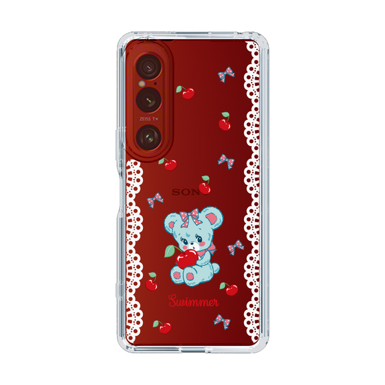 スリムプロテクションケース［ SWIMMER - チェリー - ハグリー ］