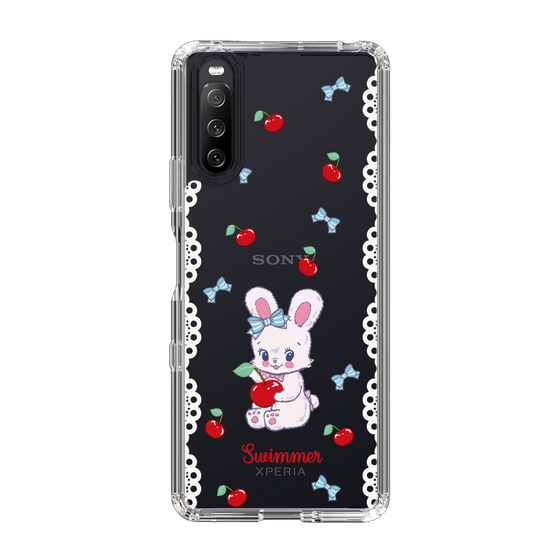 スリムプロテクションケース［ SWIMMER - チェリー - リバニー ］