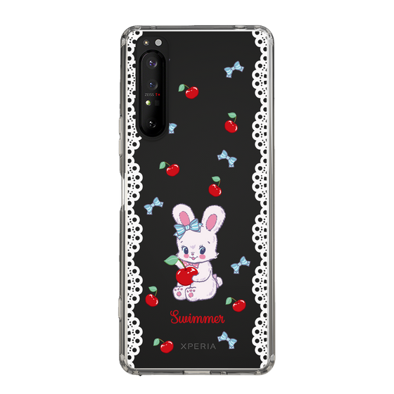 スリムプロテクションケース［ SWIMMER - チェリー - リバニー ］