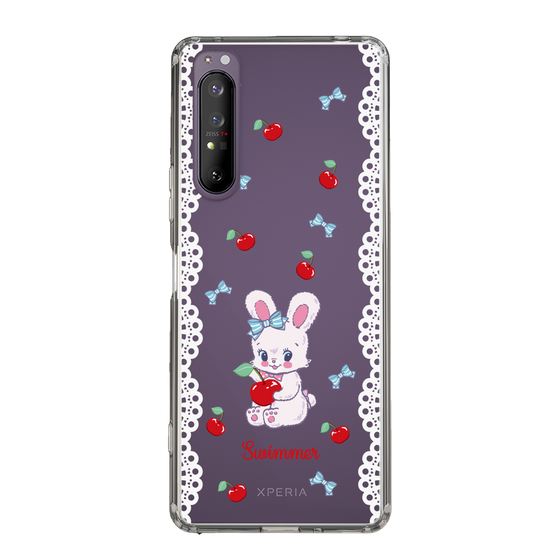 スリムプロテクションケース［ SWIMMER - チェリー - リバニー ］