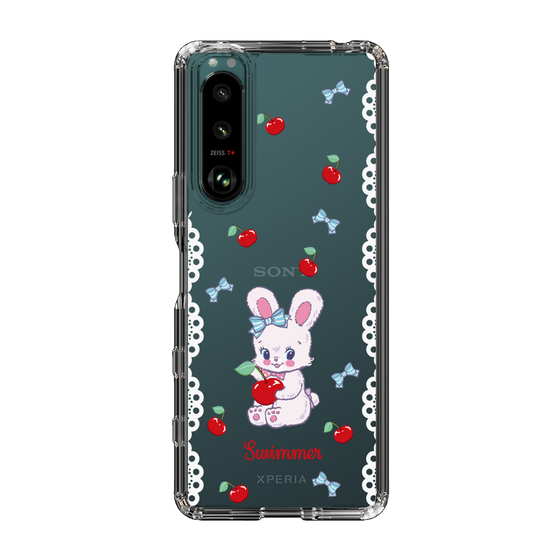 スリムプロテクションケース［ SWIMMER - チェリー - リバニー ］