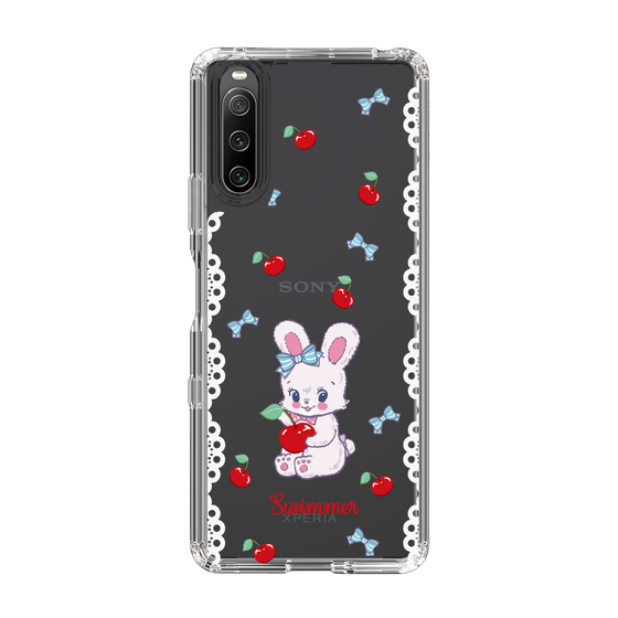 スリムプロテクションケース［ SWIMMER - チェリー - リバニー ］