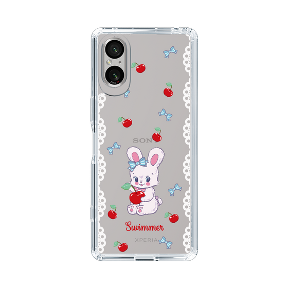 スリムプロテクションケース［ SWIMMER - チェリー - リバニー ］