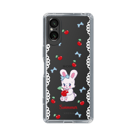 スリムプロテクションケース［ SWIMMER - チェリー - リバニー ］