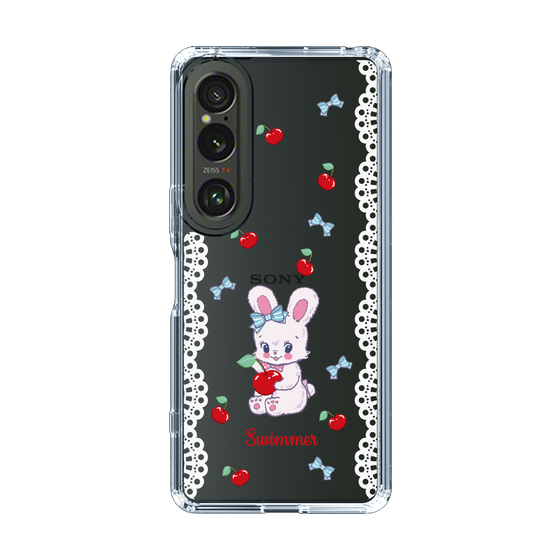 スリムプロテクションケース［ SWIMMER - チェリー - リバニー ］