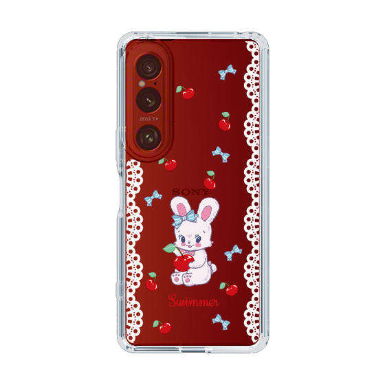 スリムプロテクションケース［ SWIMMER - チェリー - リバニー ］