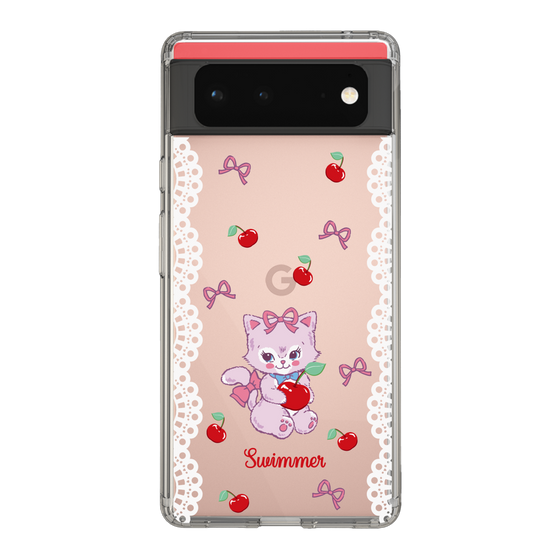 スリムプロテクションケース［ SWIMMER - チェリー - キャミー ］