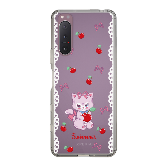 スリムプロテクションケース［ SWIMMER - チェリー - キャミー ］