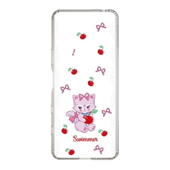 スリムプロテクションケース［ SWIMMER - チェリー - キャミー ］