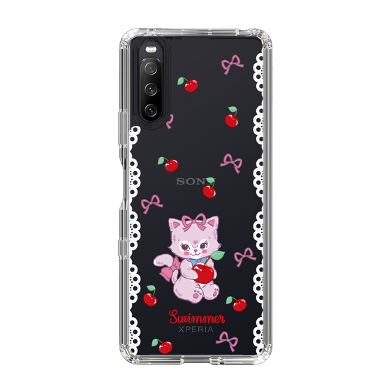 スリムプロテクションケース［ SWIMMER - チェリー - キャミー ］