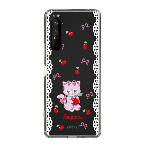 スリムプロテクションケース［ SWIMMER - チェリー - キャミー ］