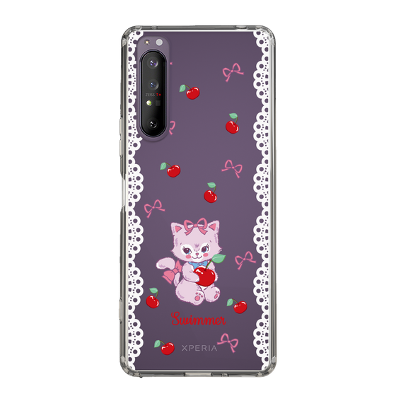 スリムプロテクションケース［ SWIMMER - チェリー - キャミー ］