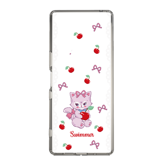 スリムプロテクションケース［ SWIMMER - チェリー - キャミー ］