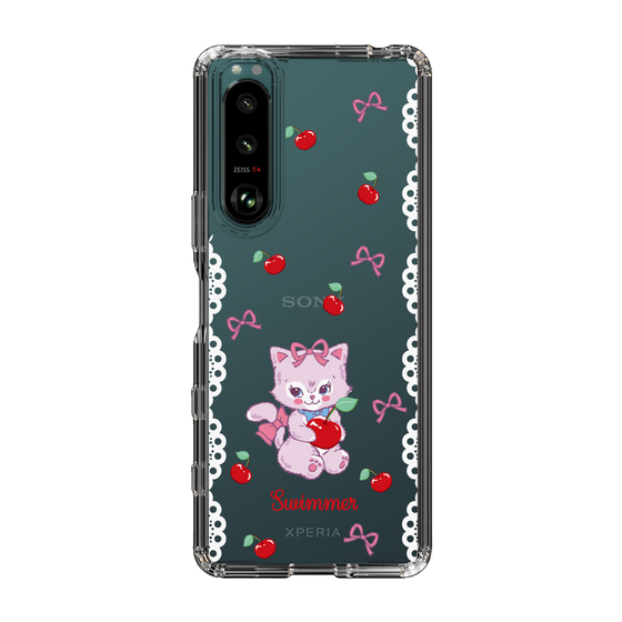 スリムプロテクションケース［ SWIMMER - チェリー - キャミー ］