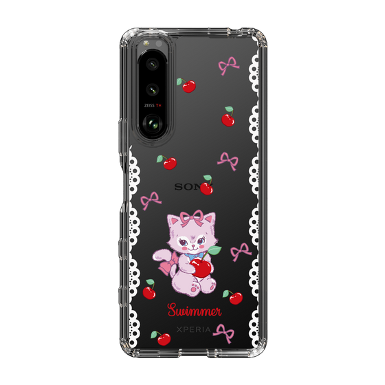 スリムプロテクションケース［ SWIMMER - チェリー - キャミー ］