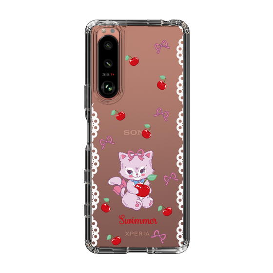 スリムプロテクションケース［ SWIMMER - チェリー - キャミー ］