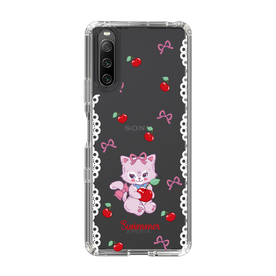 スリムプロテクションケース［ SWIMMER - チェリー - キャミー ］