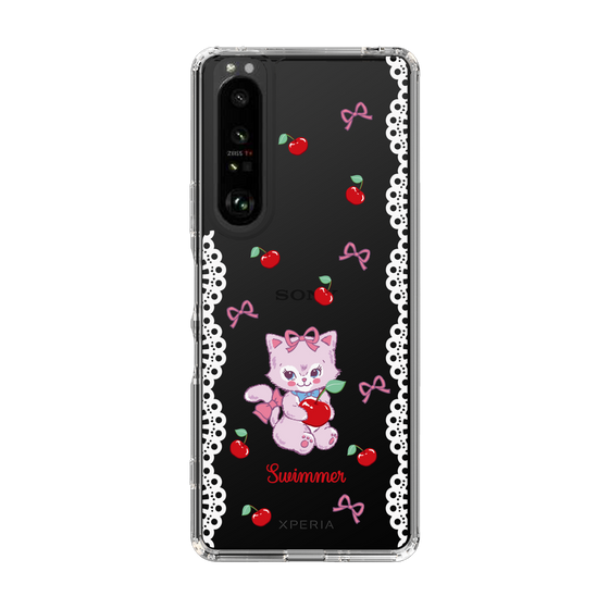 スリムプロテクションケース［ SWIMMER - チェリー - キャミー ］