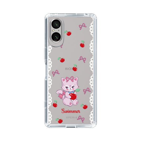 スリムプロテクションケース［ SWIMMER - チェリー - キャミー ］