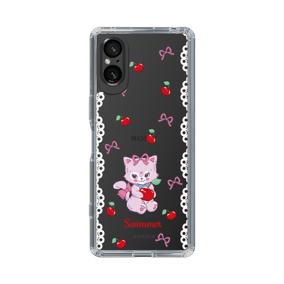 スリムプロテクションケース［ SWIMMER - チェリー - キャミー ］