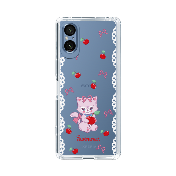 スリムプロテクションケース［ SWIMMER - チェリー - キャミー ］