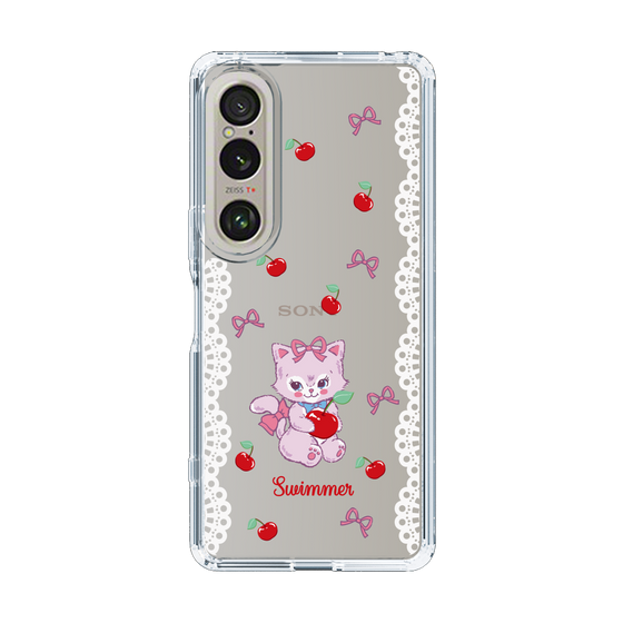 スリムプロテクションケース［ SWIMMER - チェリー - キャミー ］