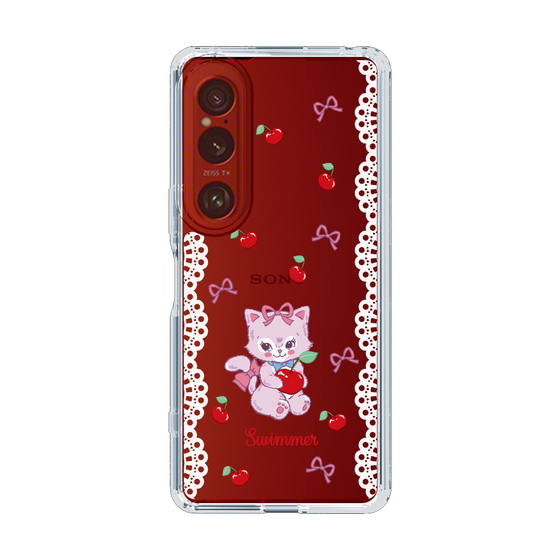 スリムプロテクションケース［ SWIMMER - チェリー - キャミー ］