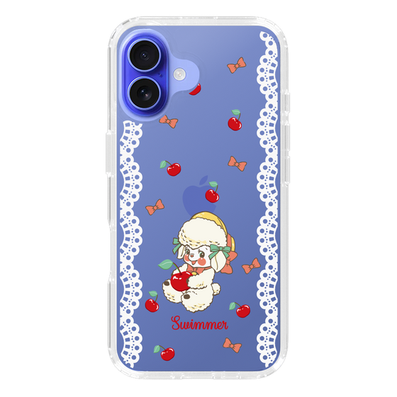 スリムプロテクションケース［ SWIMMER - チェリー - ラッフィー ］