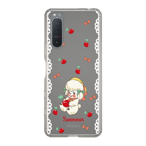 スリムプロテクションケース［ SWIMMER - チェリー - ラッフィー ］