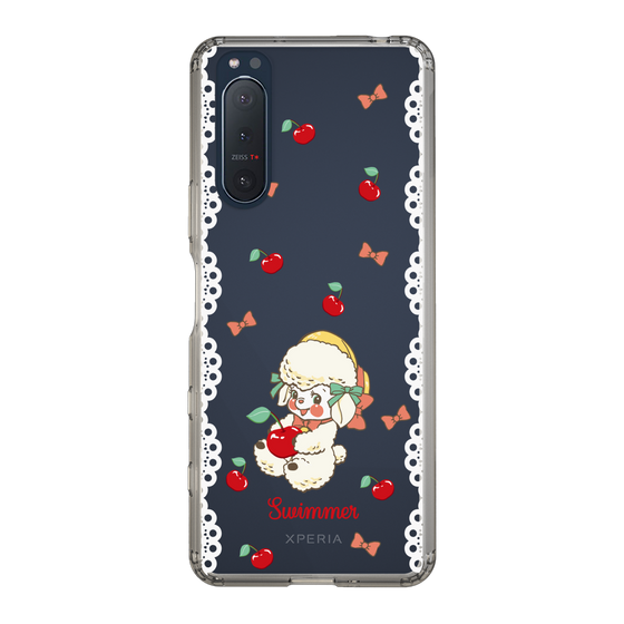 スリムプロテクションケース［ SWIMMER - チェリー - ラッフィー ］