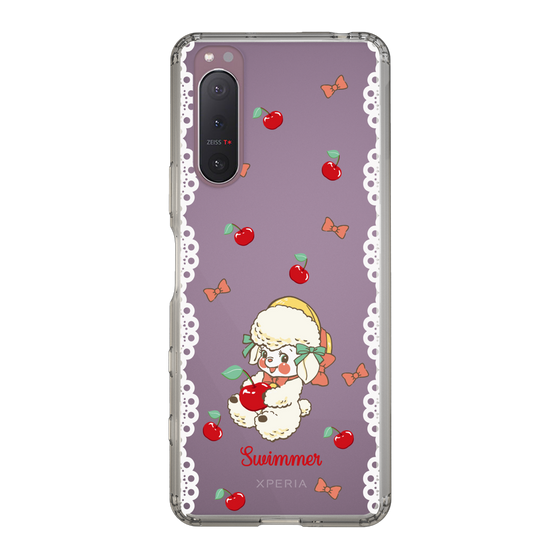 スリムプロテクションケース［ SWIMMER - チェリー - ラッフィー ］