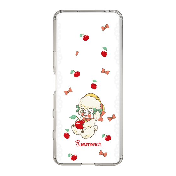 スリムプロテクションケース［ SWIMMER - チェリー - ラッフィー ］