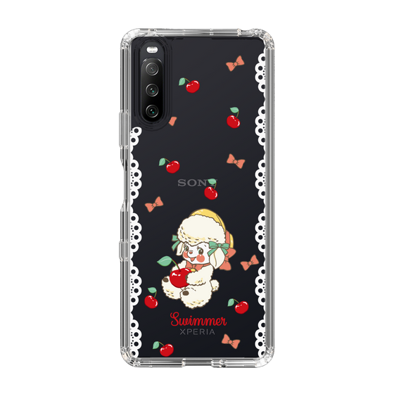 スリムプロテクションケース［ SWIMMER - チェリー - ラッフィー ］