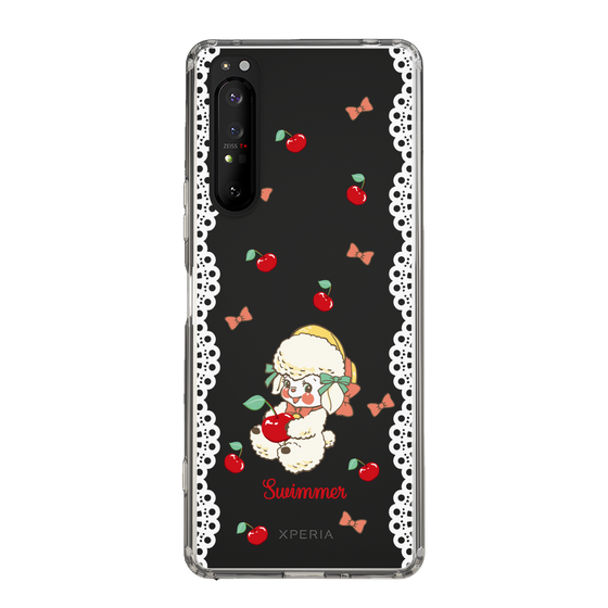 スリムプロテクションケース［ SWIMMER - チェリー - ラッフィー ］