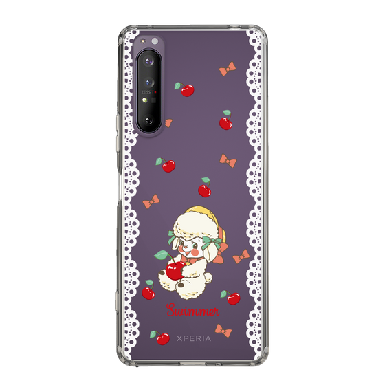 スリムプロテクションケース［ SWIMMER - チェリー - ラッフィー ］