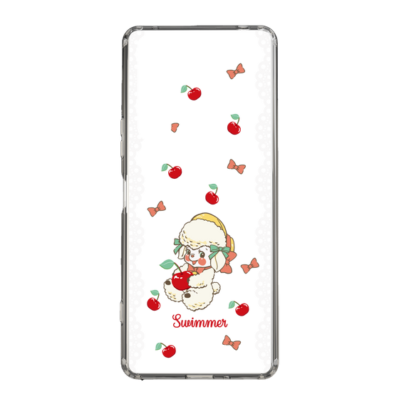 スリムプロテクションケース［ SWIMMER - チェリー - ラッフィー ］
